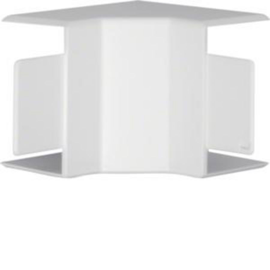LF, binnenhoek voor goot 30x45 mm, verkeerswit Hager