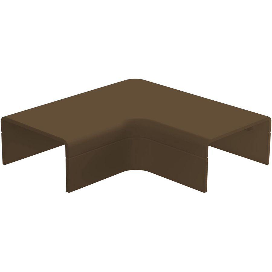 Zak a 2st. Plattebocht met bodemstuk 25x13mm Systeem25 bruin