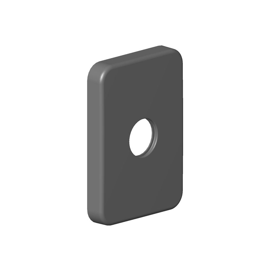 Rozet 55X78X9mm-CH