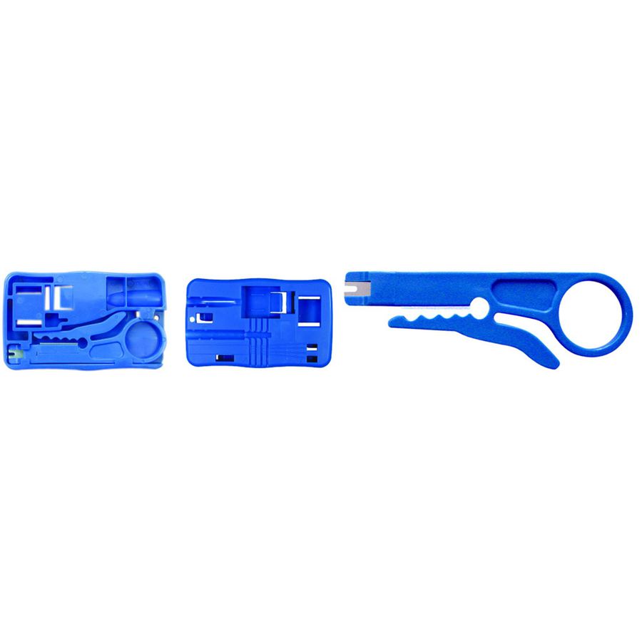 Speciaalgereedschap punchdown toolset 4 messen keystones