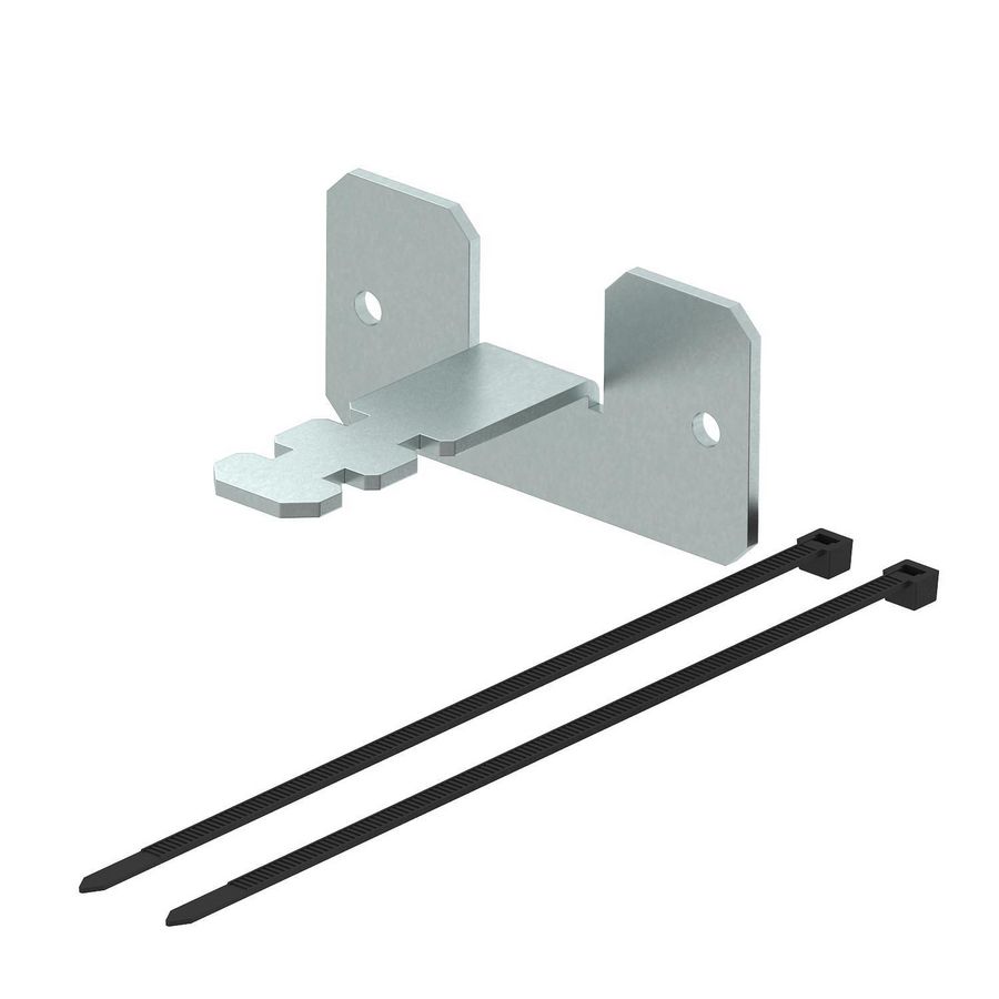 Slangaansluiting energiezuilen F 100x50x80mm staal verzinkt