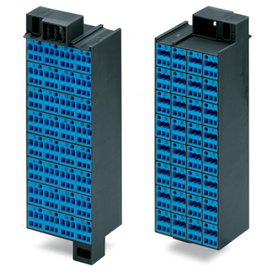 Rangeerblok 32-polig Opdruk 1-32 donkergrijs