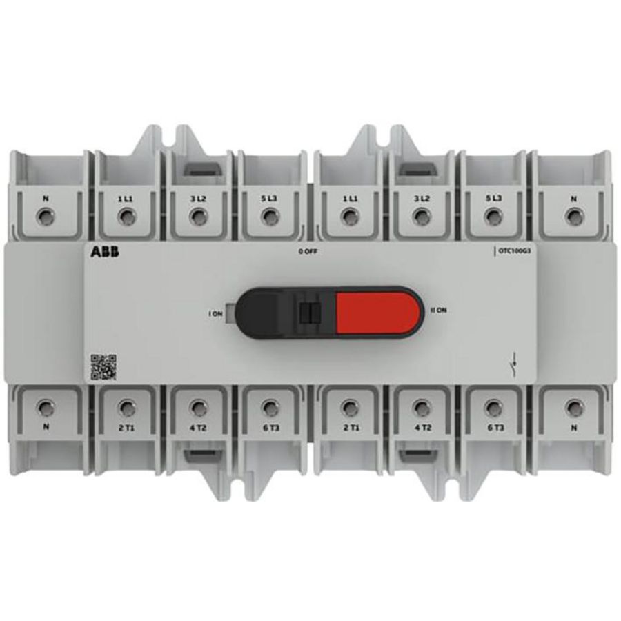 OT plus omschakelaar framemaat G3 30A, 4P, UL98