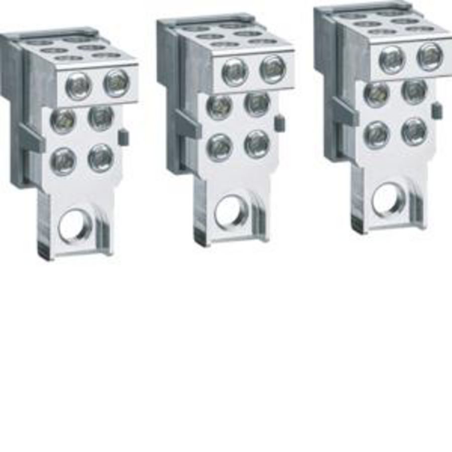 Doos a 3st. Externe kabelklem Cu/Al 6x 6-35mm² h3+ P250 3P