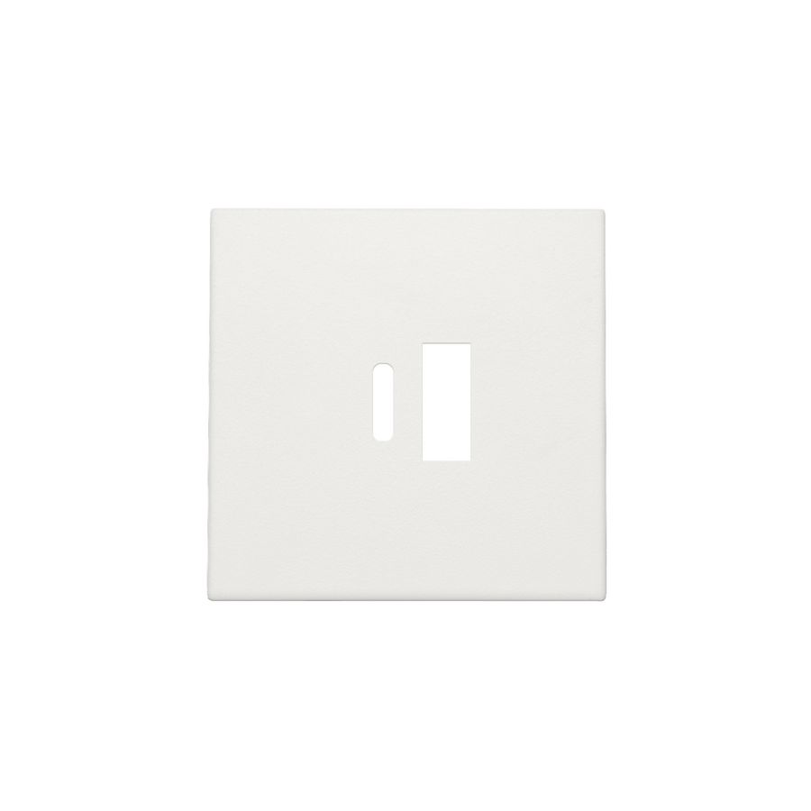 Afwerkingsset dubbele smart USB-A-/USB-C-lader white