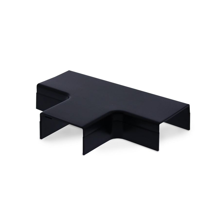 Doos a 2st. Systeem25 t-stuk met bodemstuk 25x13mm zwart