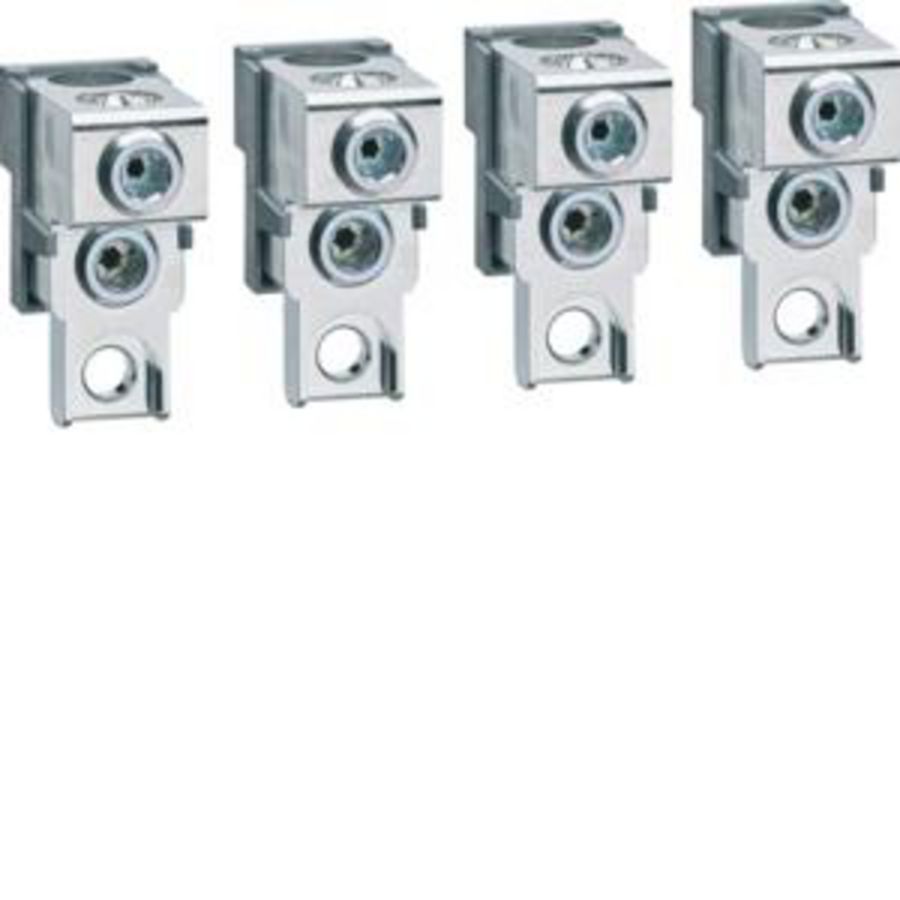 Doos a 4st. Externe kabelklem Cu/Al 2x 35-120mm² h3+P250 4P