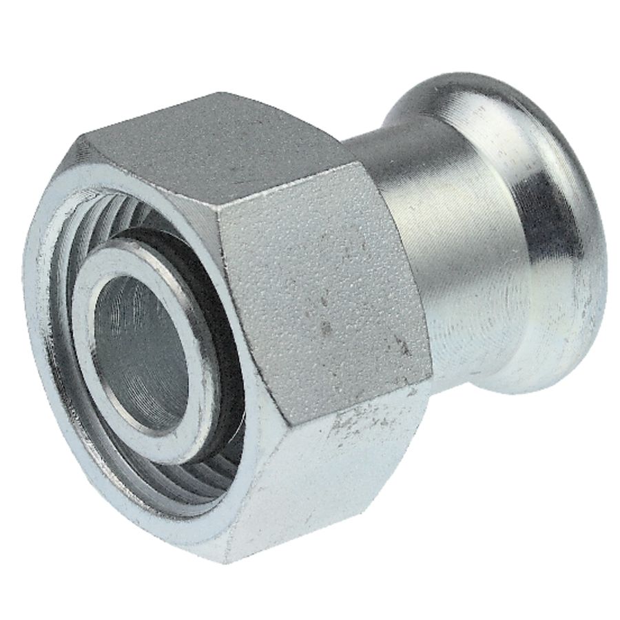 2-del. koppeling Xpress STAAL 15x3/4" wartel euroconus C1404 VVE=10