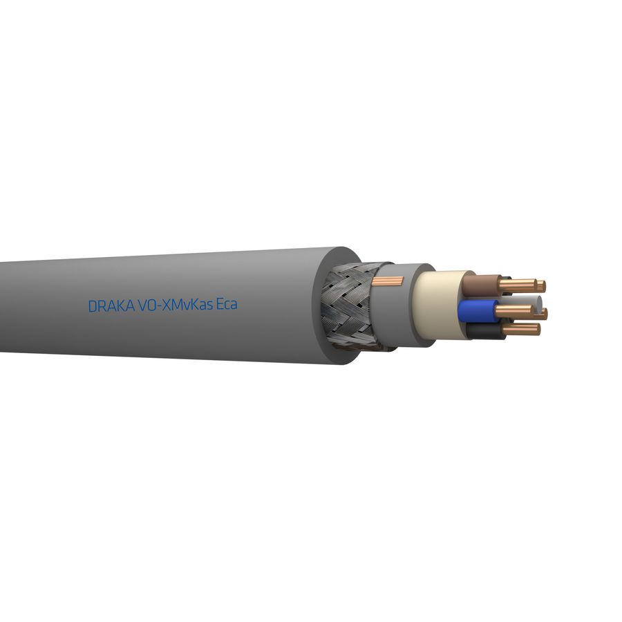 Haspel a 500m. VO-XMvKas Eca 450/750V gy# 5x1,5/1,5mm²