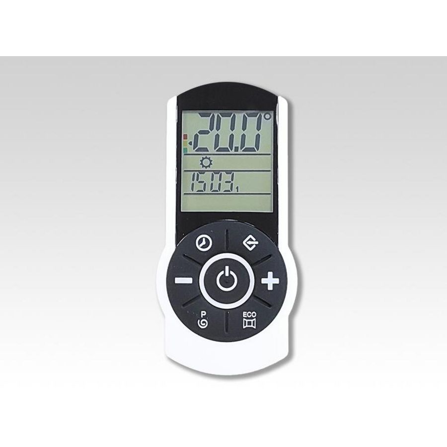 Afstandsbediening draadloos wit/zwart tbv Calor radiator excl. batterijen (2x AAA)