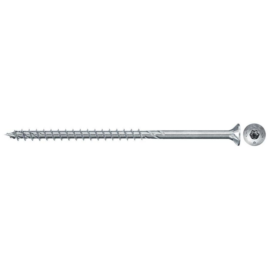 Spaanplaatschroef PowerFast 5x100mm TX verzonken kop verzinkt VVE=100