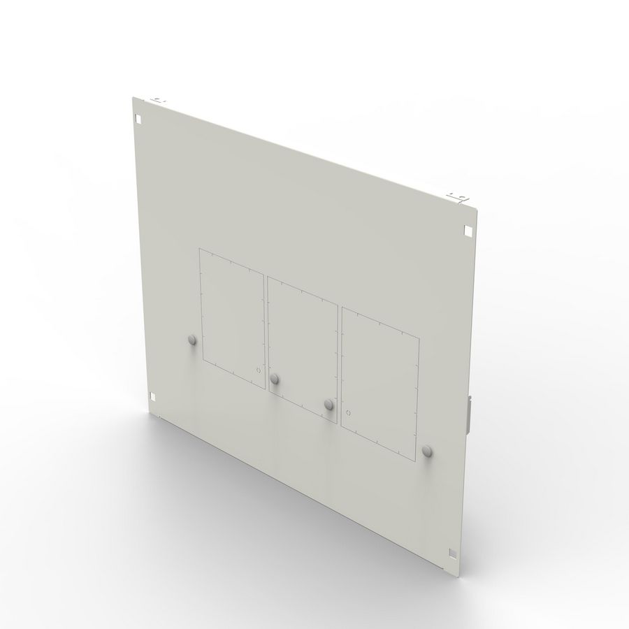 Afdekplaat DPX3 630 24 modulen draai/motorbediening vert.