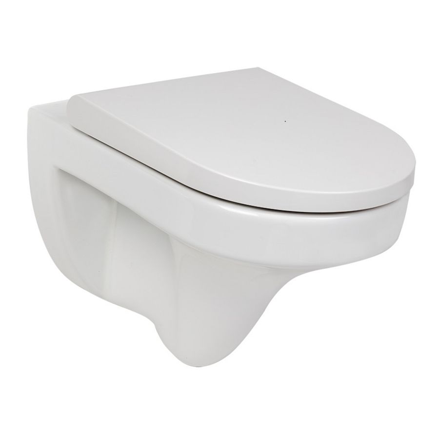 Wandcloset combipack PRO 2.0 RRF incl. zitting softclose QR Wit