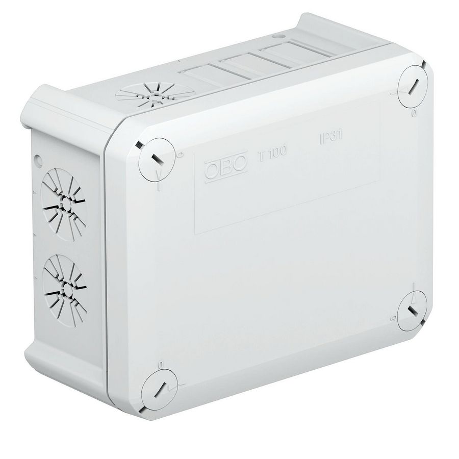 Kabeldoos 6x wieland 3-plg 150x116x67 polypr. li.grijs RA