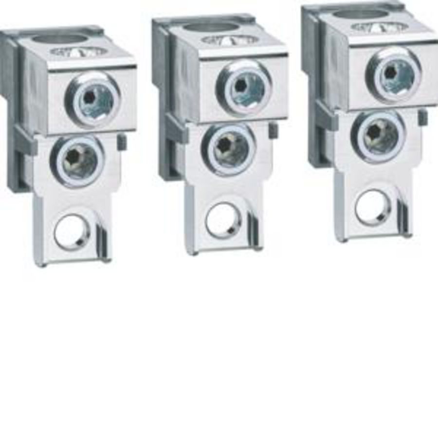 Doos a 3st. Externe kabelklem Cu/Al 2x 35-120mm² h3+P250 3P