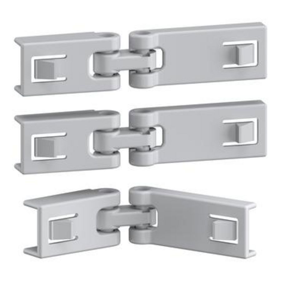 Mureva - Scharnieren voorzijde - Set van 3 - Accessoire voor