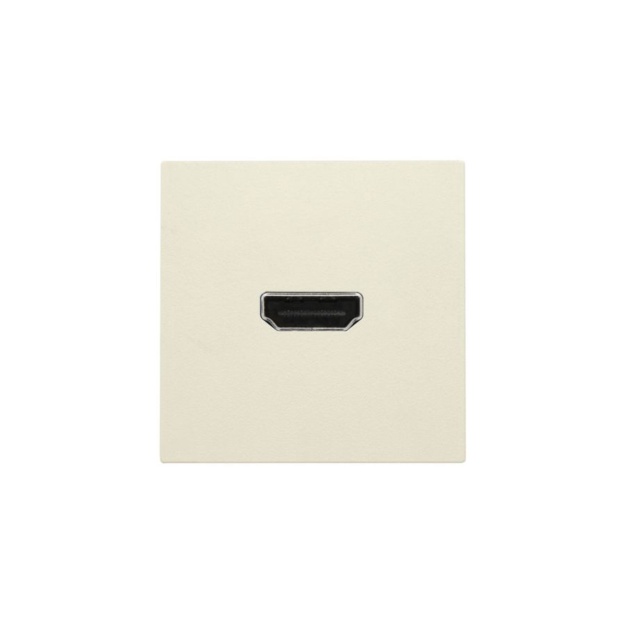 Afwerkingsset met HDMI-naar-HDMI-aansl. cream
