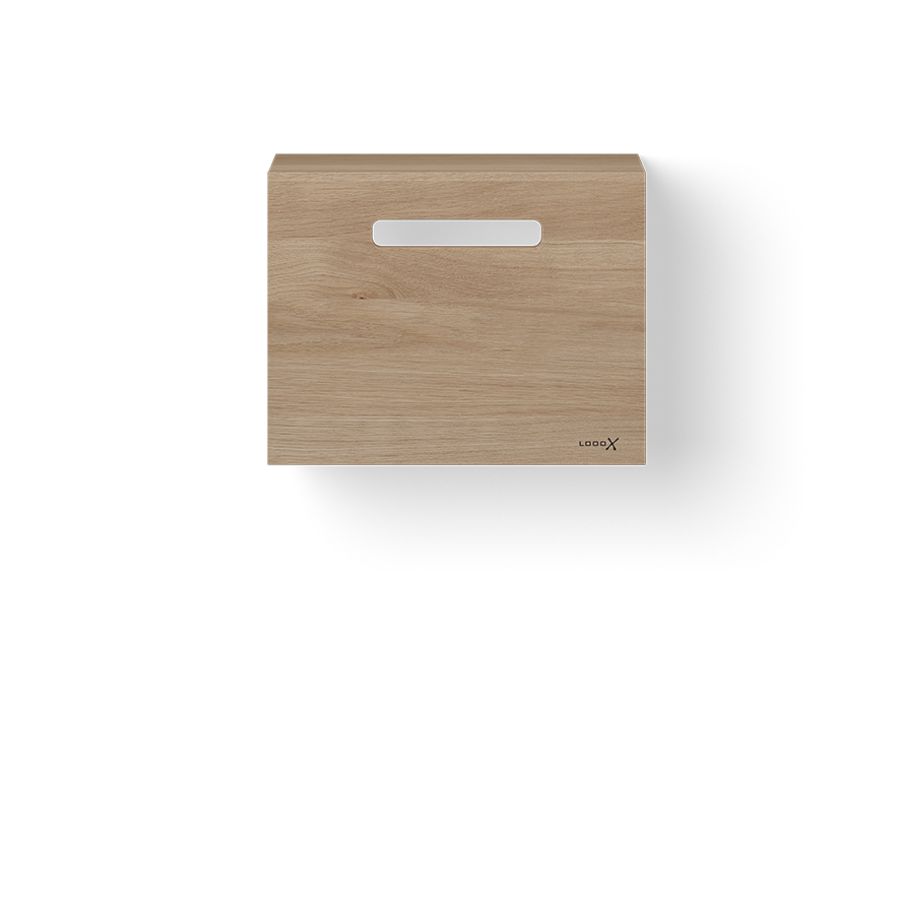 Wooden Basic Cube MINI 395x230mm h=300mm eiken old grey