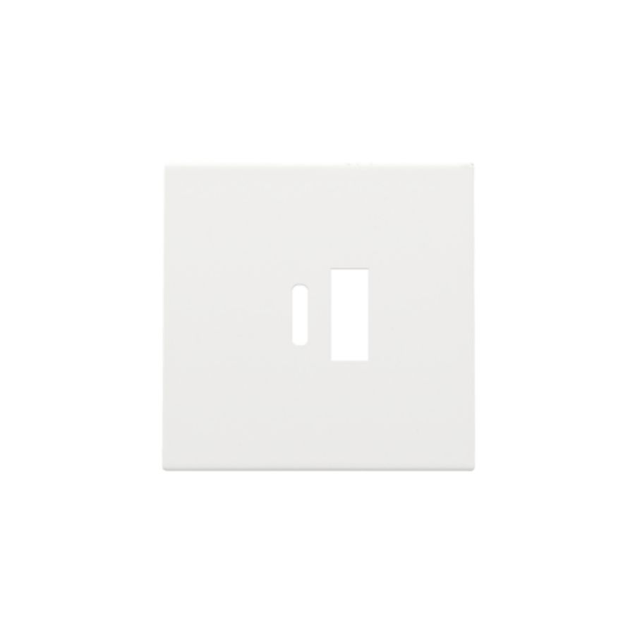 Afwerkingsset dubbele smart USB-A-/USB-C-lader white c.