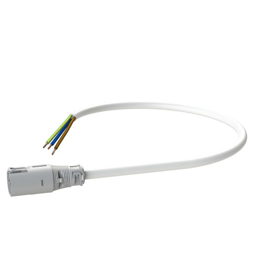 Patchkabel Male-open 0,3m 3G1,5 wit Eca VVE=50