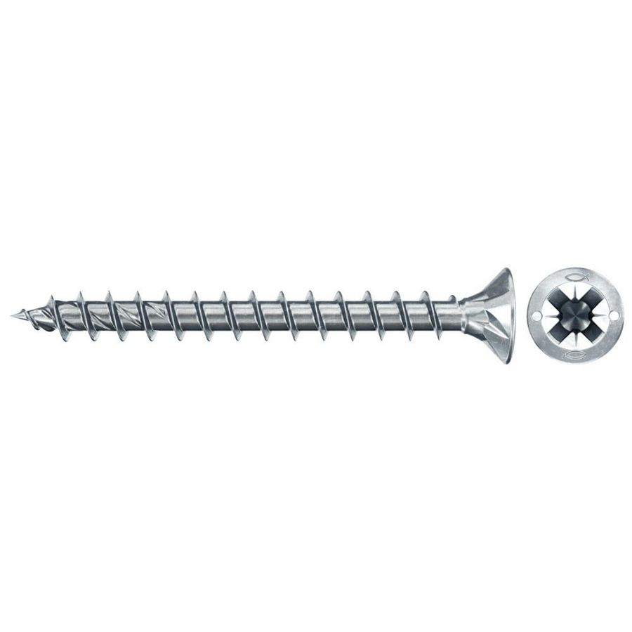 Spaanplaatschroef PowerFast 3,5x30mm PZ verzonken kop VD verzinkt VVE=200