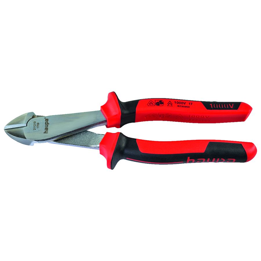 Kracht-zijkniptang 205mm VDE 1000V 2C greep