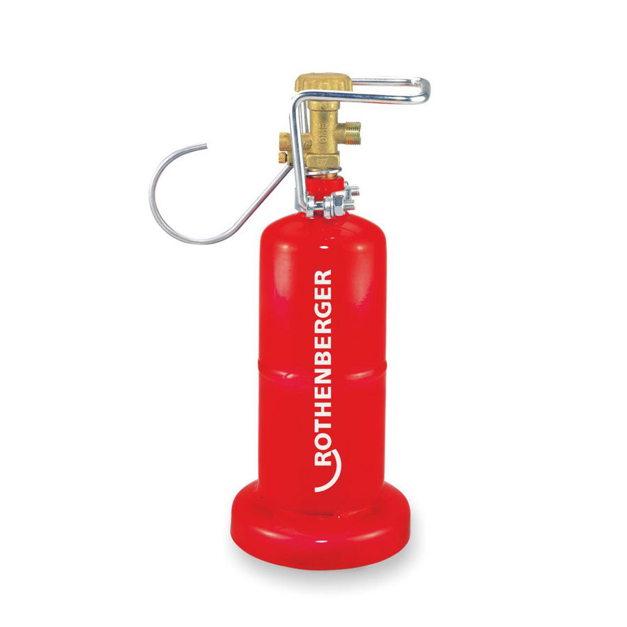 Propaan - kleine fles 0,425kg leeg met voet