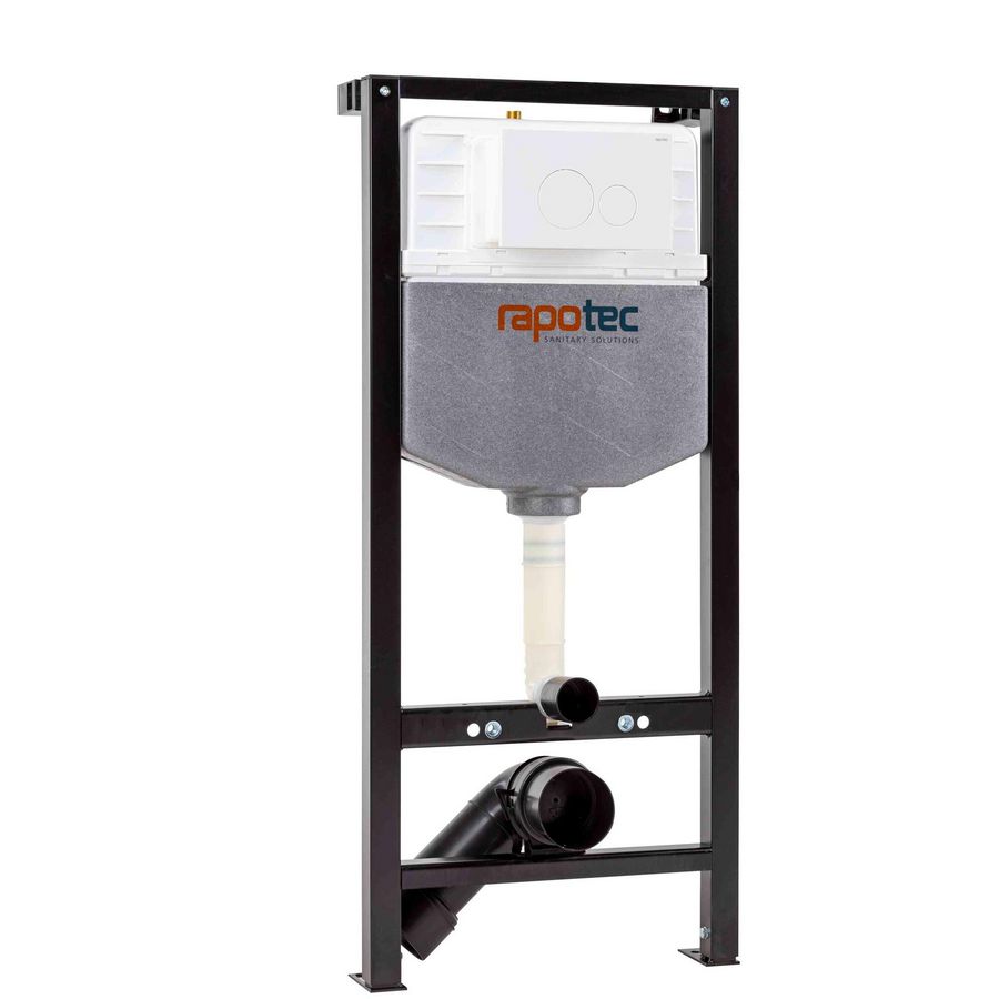 Closetelement Light RAPO 2.0 incl. wit bedieningspaneel + wandanker + geluidsisolatieset