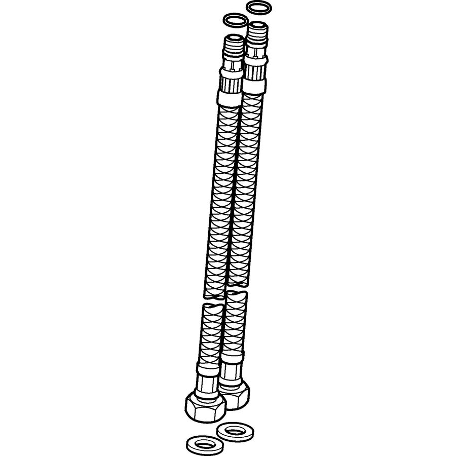 Drukslang M8x1-G3/8 430mm