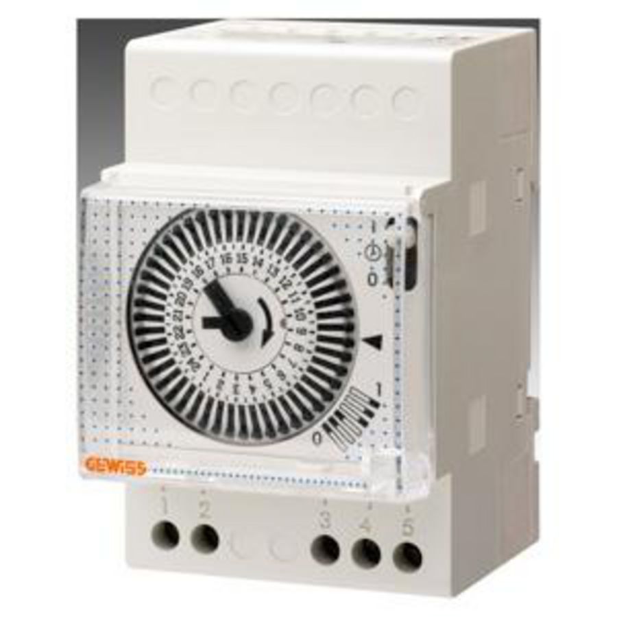 ANALOGE TIJDSCHAKELAAR-WEKELIJKS-230 VAC-110 VDC-1 OMS