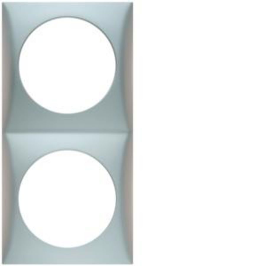 Afdekraam 2-v berker Integro flow chroom mat gelakt