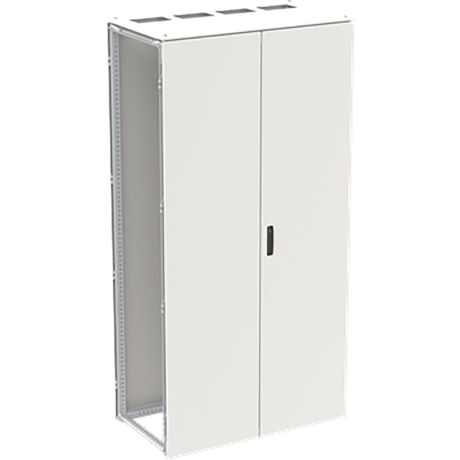 Kast v.v deur-achterwand-dakplaat 4PW/14GU/D6 RAL7035