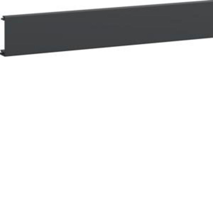 Zijdeksel voor goot BRN65 65x210mm pvc 2m zwart VVE=2