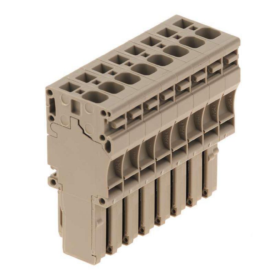 Plug (terminal) d.beige 4mm² 32A 80 1855050000 VVE=20