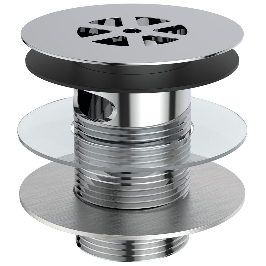 Str wst chrome slotted 1.1/4