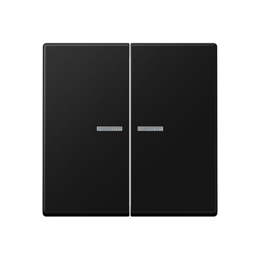 Stuurafdekking A500 2voudig grafietzwart mat HOME
