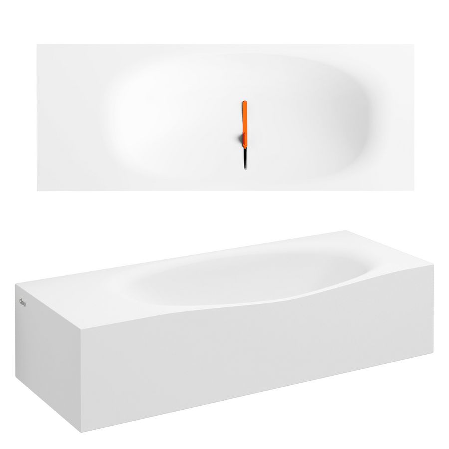 Fontein 650mm met kranenbank links aluite Plus Hammock