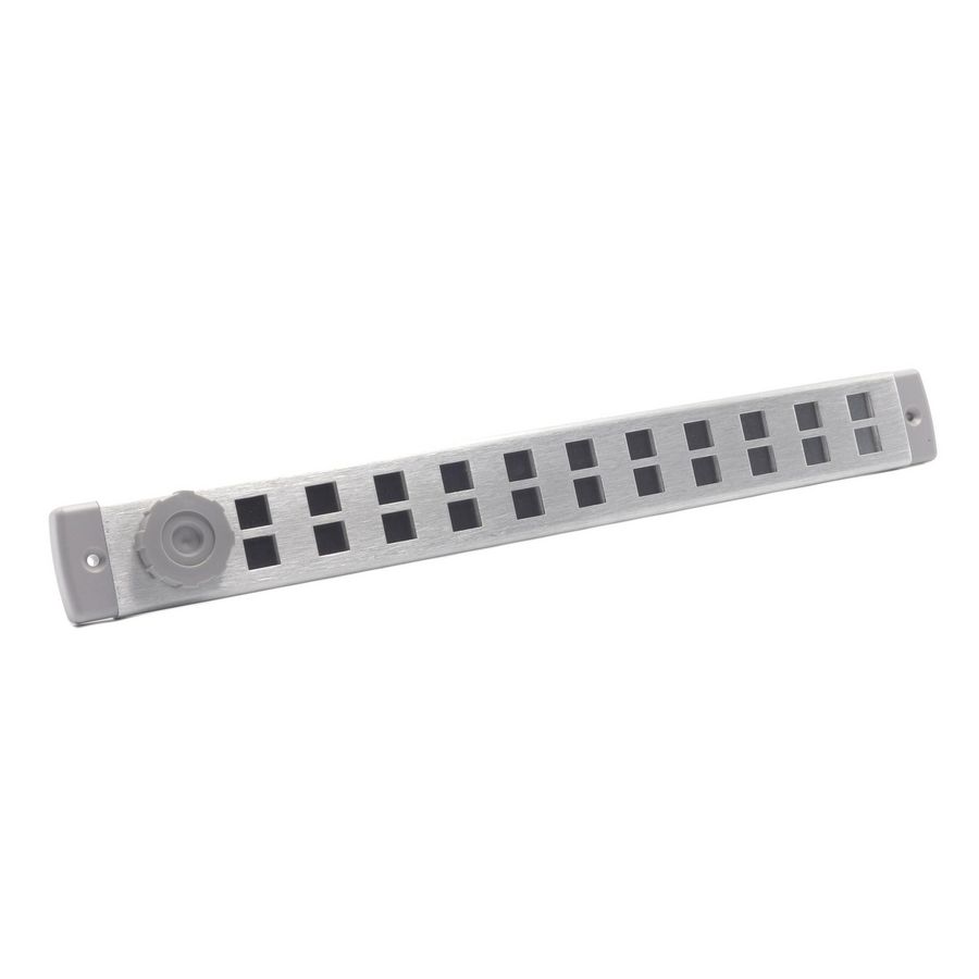 ALU schuifrooster Bold Line 370x40mm