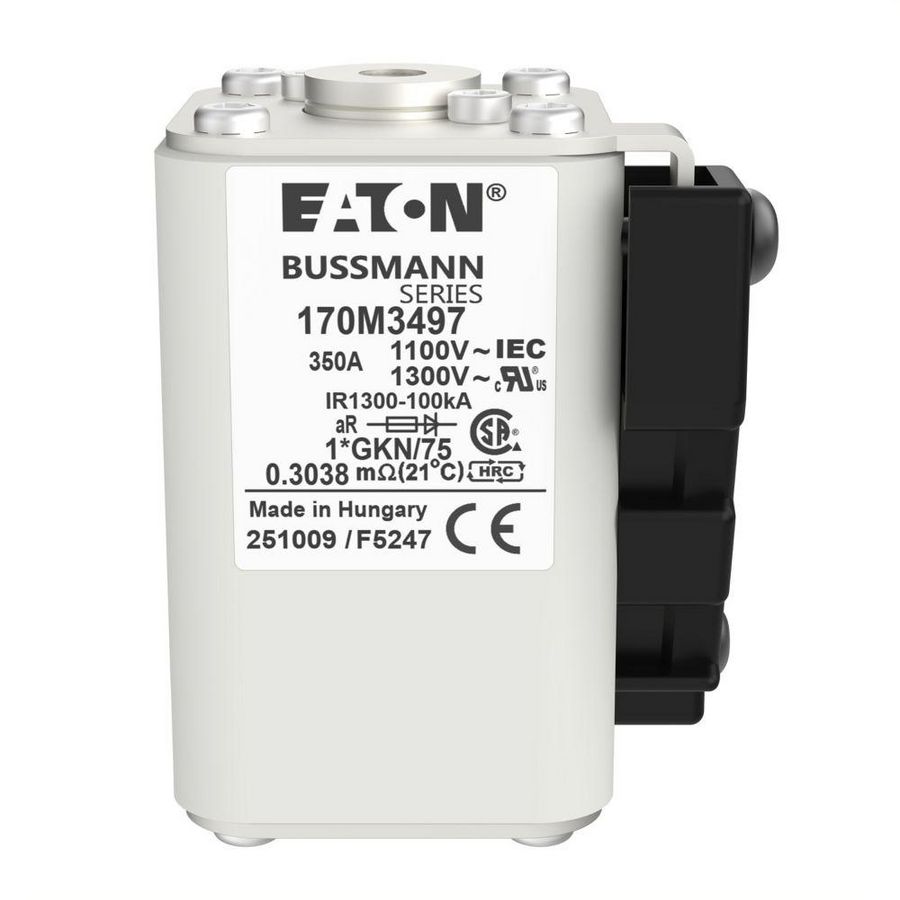 Zekering h. snelheid 350A AC 1250V 100kA compact 1 45 VVE=4