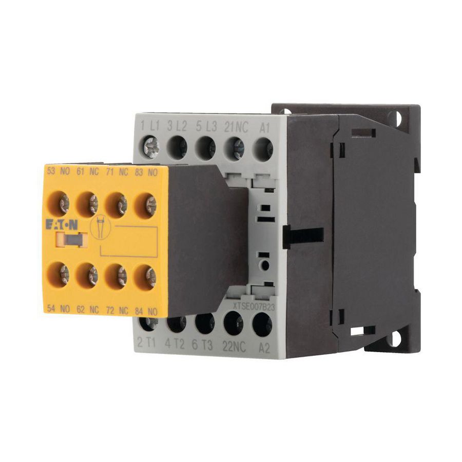Magn.schakelaar Safety DILMS7-32(230V50HZ,240V60HZ) 3kW 2m3v
