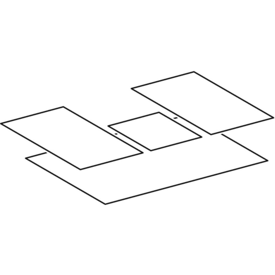 antislipmat voor Xeno onderkast: Breedte wastafel =60cm