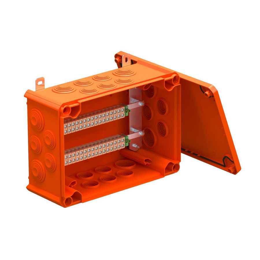Kabeldoos functiebehoud 285x201x120 polypropylen orange