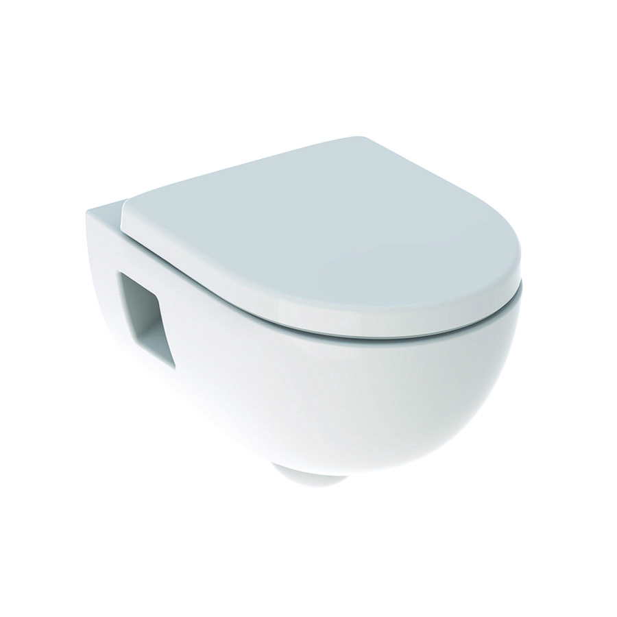 Wandcloset combipack 300 Basic 28 diepspoel rimfree 530mm incl. zitting softclose