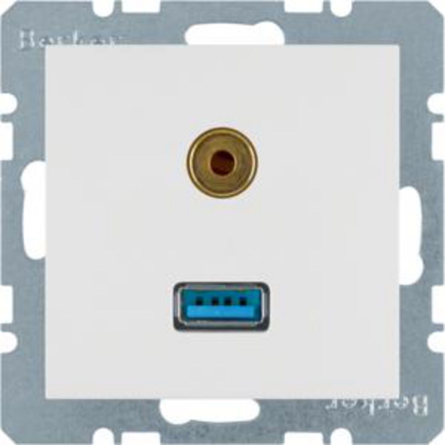 USB/audio 35mm mini-Jack wcd berker S.1/B.3/B.7 polarwit mat