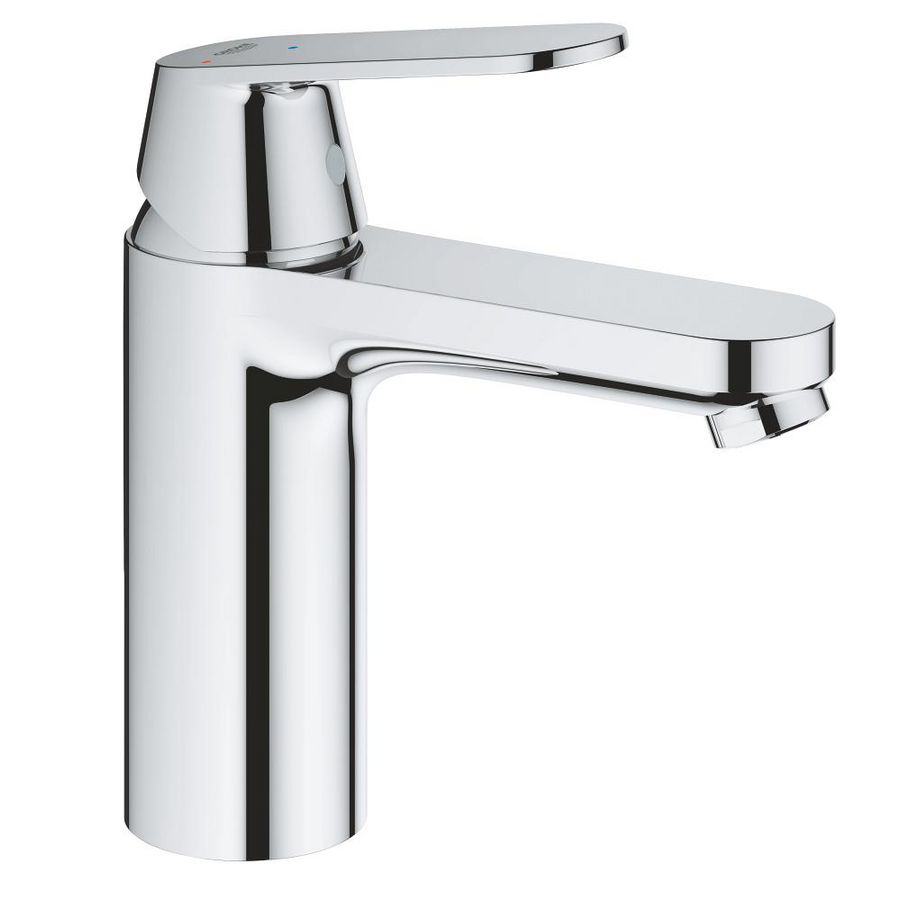 Eurosmart cosmopolitan wastafelmengkraan M-size sprong 122mm 1-hendel energy saving chroom gladde body