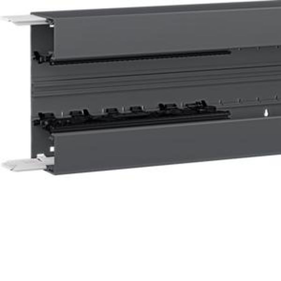 Lengte a 2m. Bodemprofiel BRN65 65x170mm pvc 2m zwart