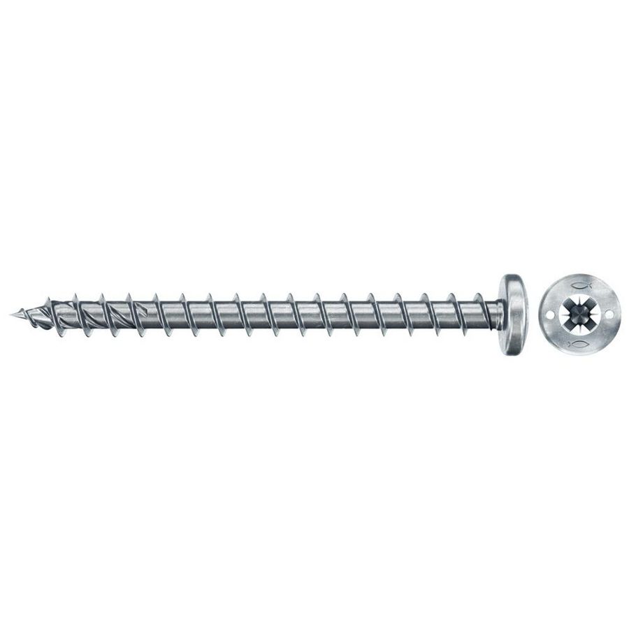 Spaanplaatschroef PowerFast 5x40mm PZ bolkop VD verzinkt VVE=100