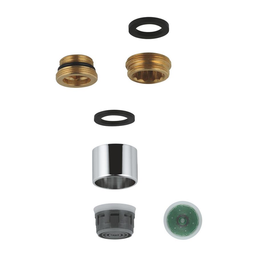 Mousseur 13935DC0 supersteel (rvs look)