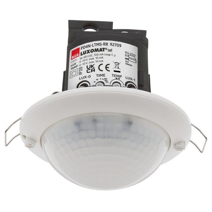 Aanwezigheidsmelder LTMS-RR 360gr. IB wit IP20 LTMS 24m 1Kan