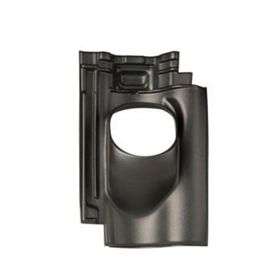 Dakdoorvoerpan 131 OVH Vario 25-45° 1-pans zwart